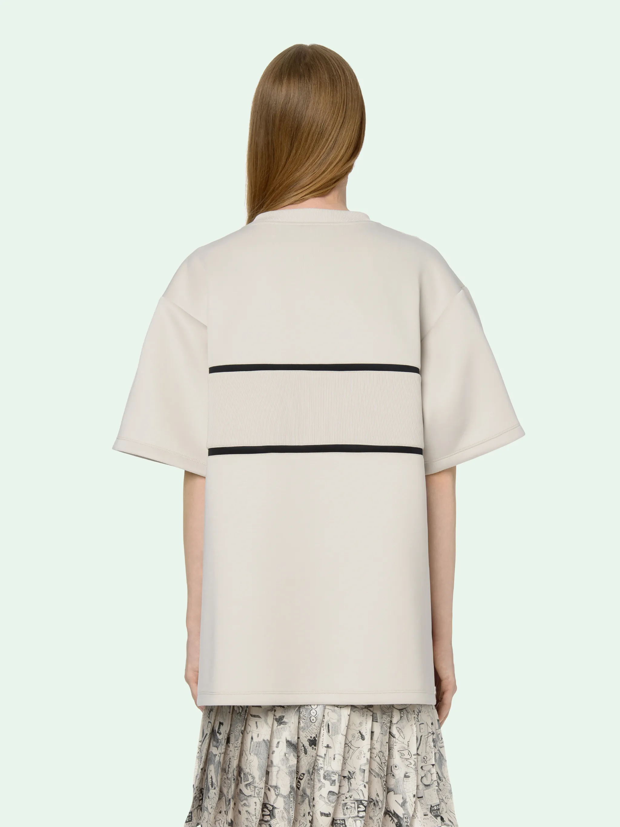 off white sweatshirt dress