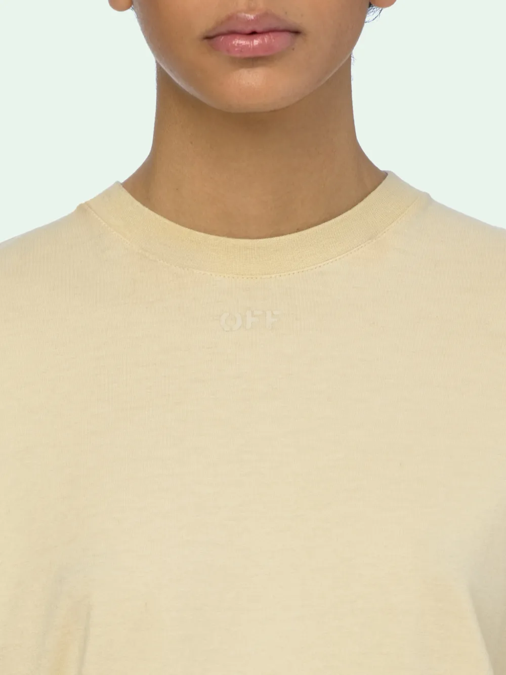 Off white shirt beige hot sale