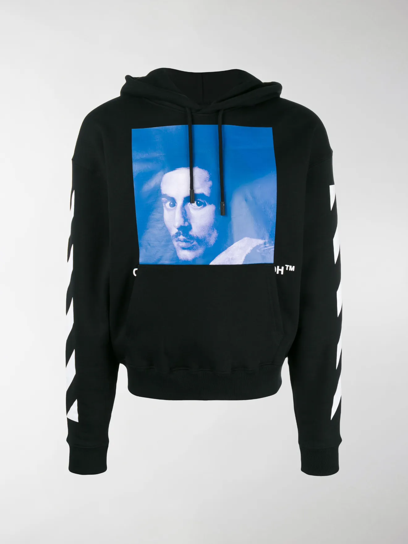 off white bernini hoodie black