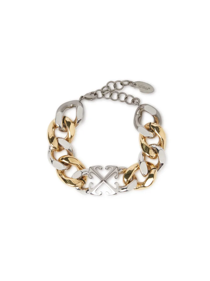 off white gold arrow bracelet