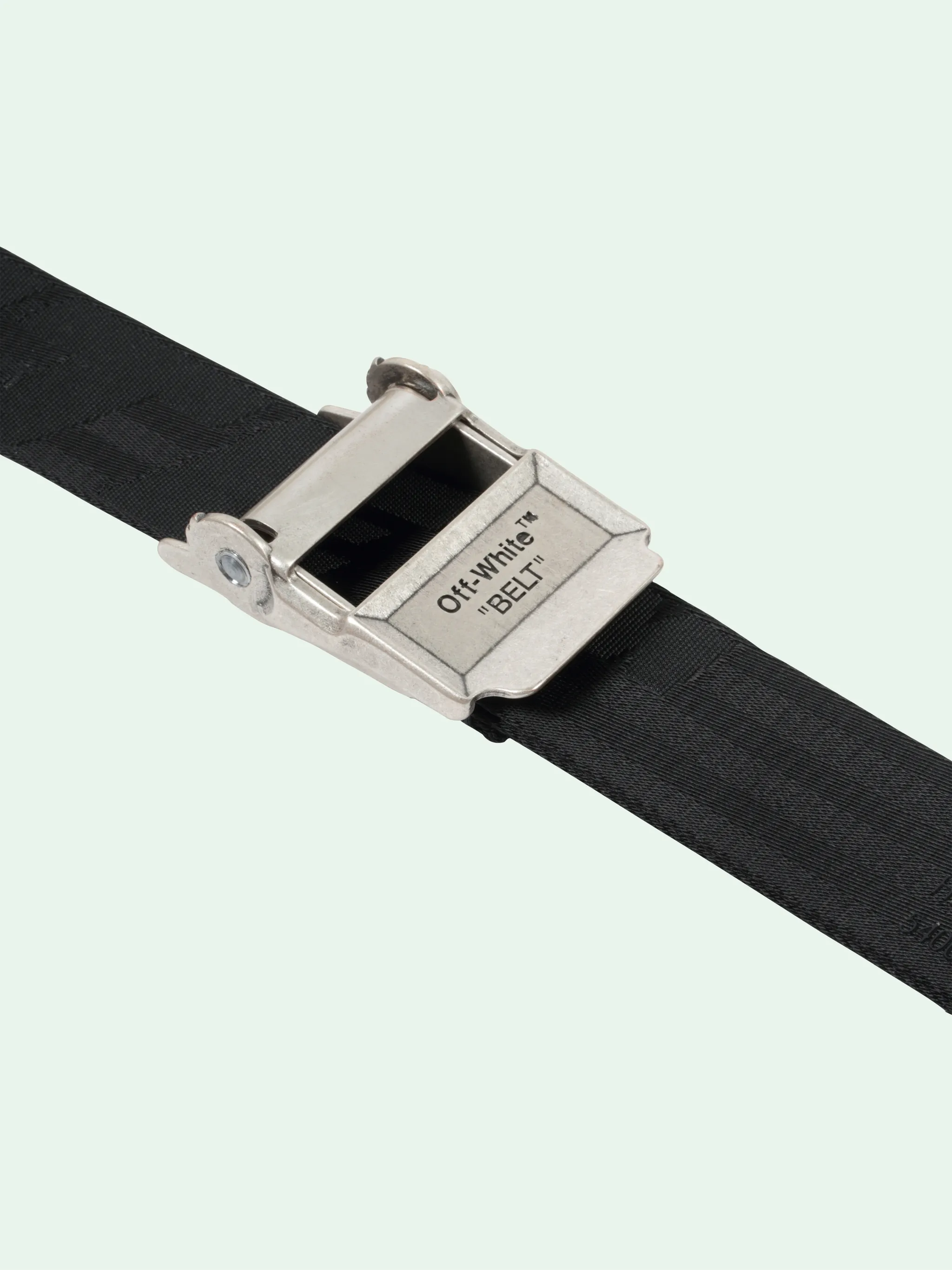 off white label belt