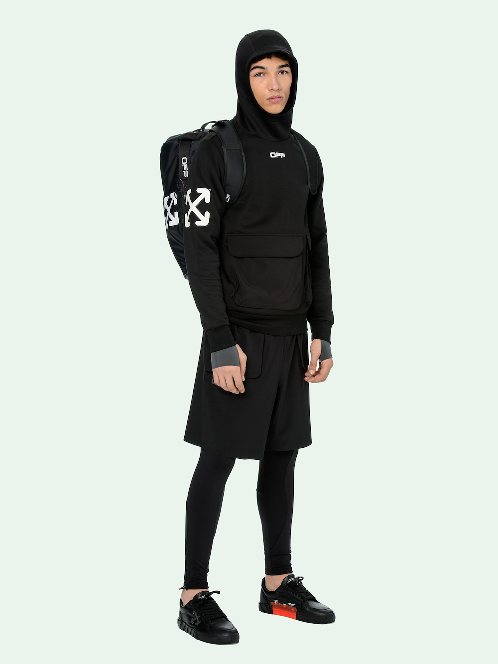 BLACK ACTIVE HOODIE primary image
