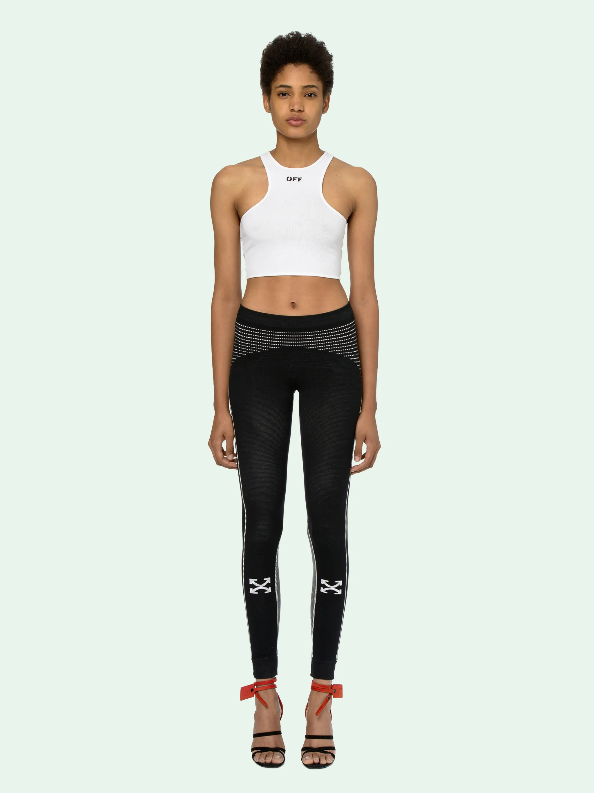 off white yoga pants