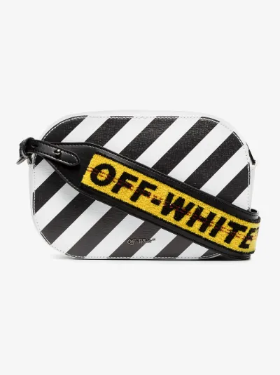 off white yellow purse strap