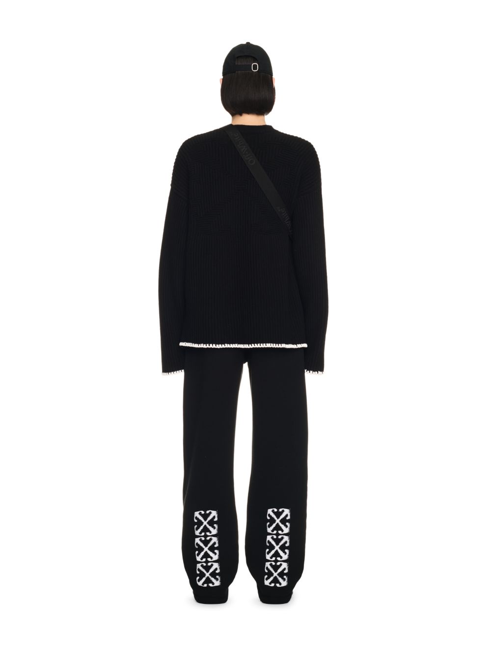 Off white black tracksuit hotsell