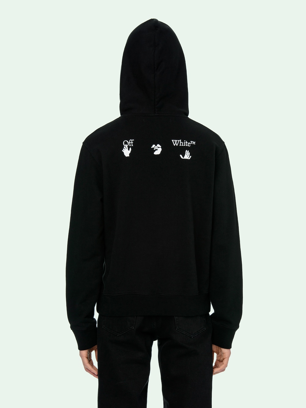BLACK BIG LOGO HOODIE - Off-White™ Official Site