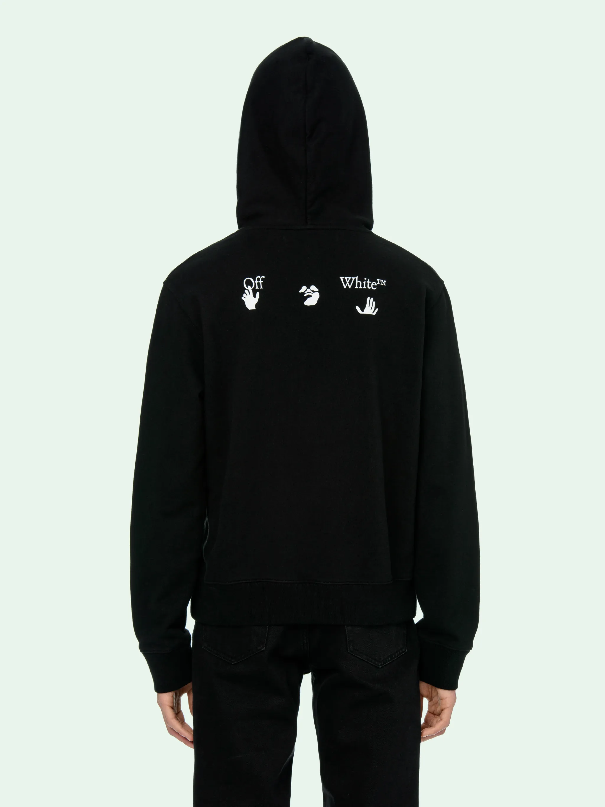 Off white big logo hoodie Clearance