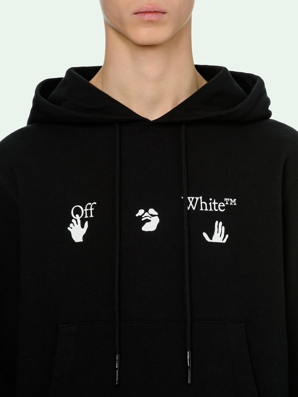 BLACK BIG LOGO HOODIE OffWhite™ Official Site