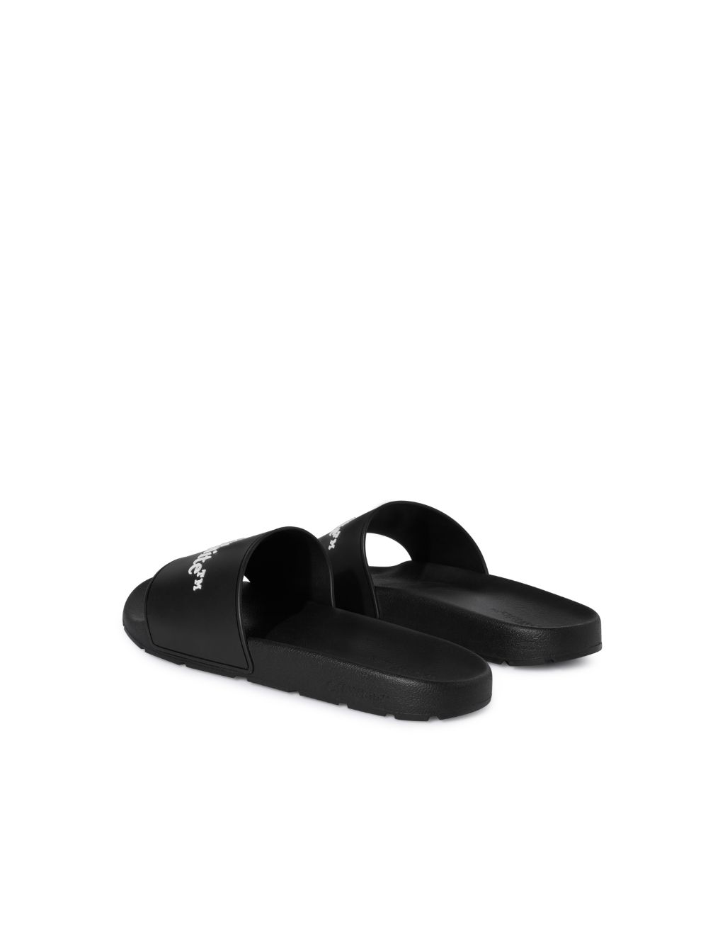 BLACK BOOKISH SLIDERS in black OffWhite™ Official US