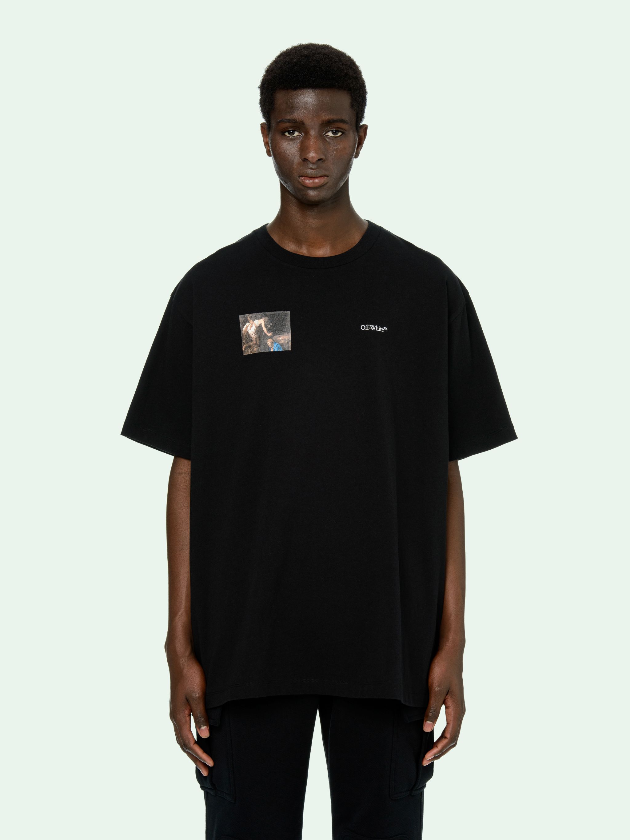 BLACK CARAVAGGIO ANGEL S/S OVER T-SHIRT - Off-White™ AT Official Site