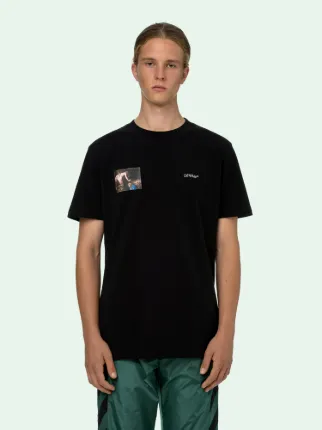 BLACK CARAVAGGIO ANGEL S/S T-SHIRT in black | Off-White™ Official US