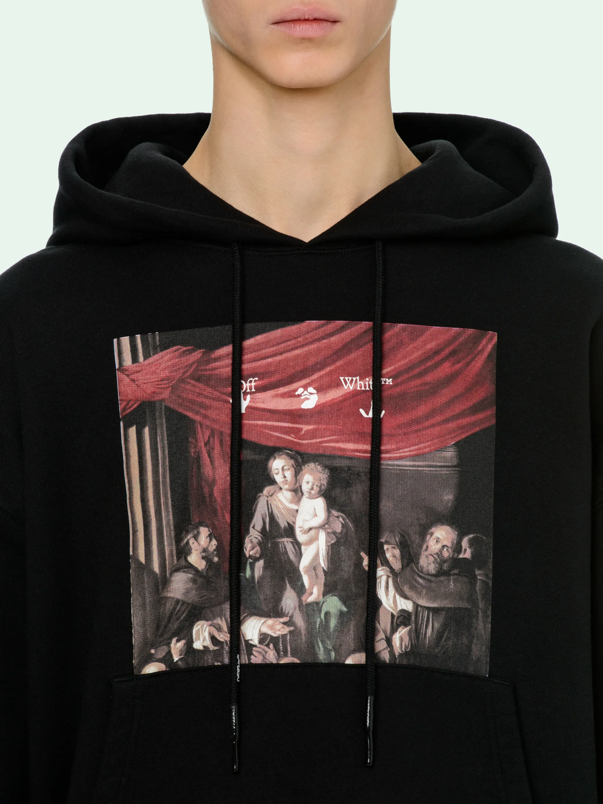 off white caravaggio painting moletom com capuz