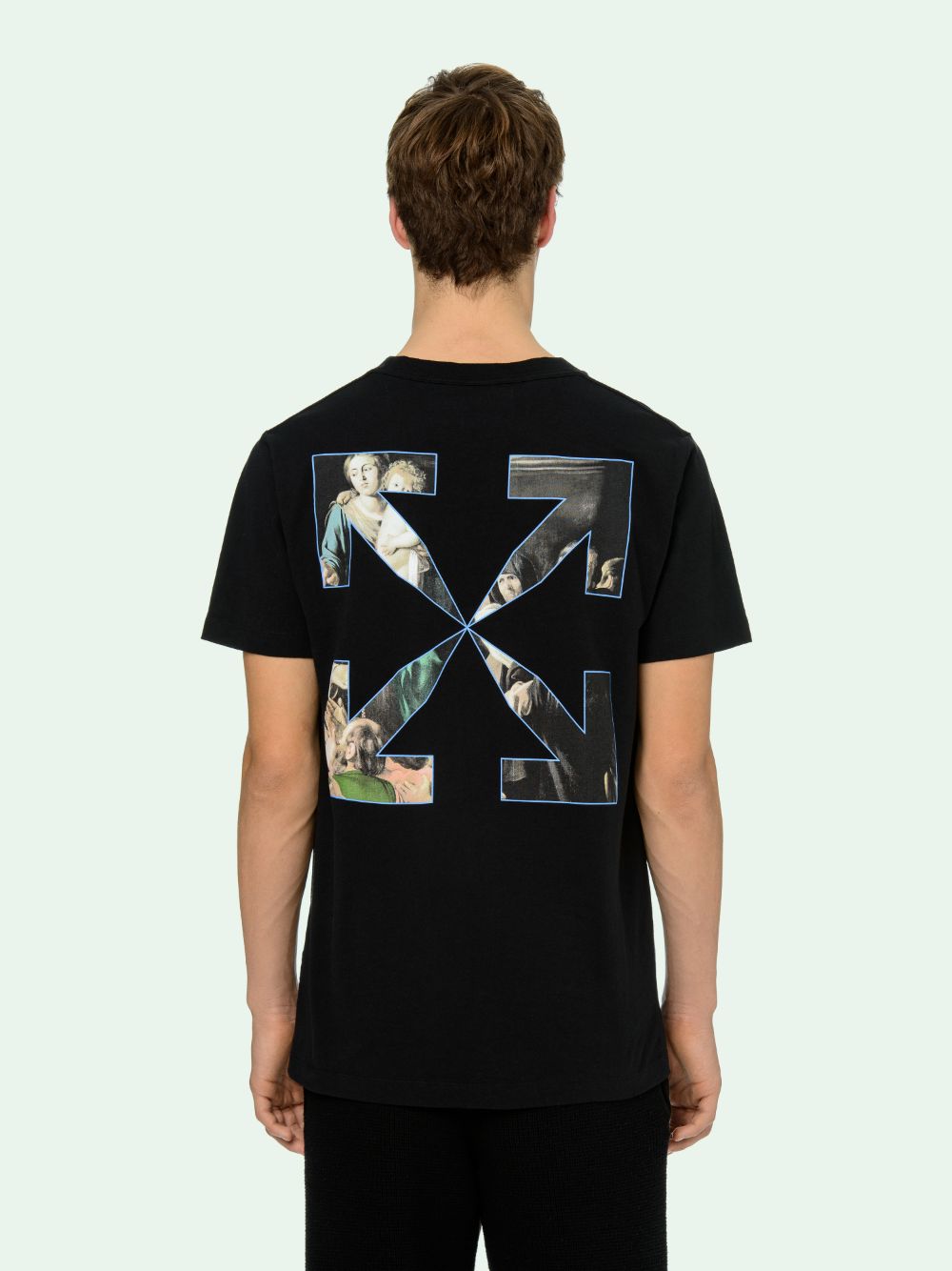 BLACK CARAVAGGIO PAINTING S/S T-SHIRT