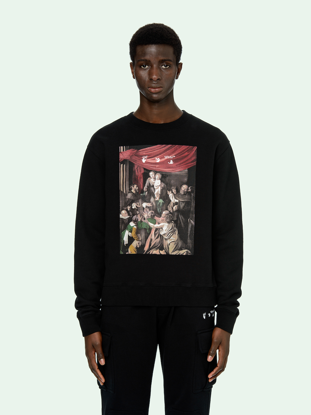 BLACK CARAVAGGIO PAINTING SWEATSHIRT secondary image