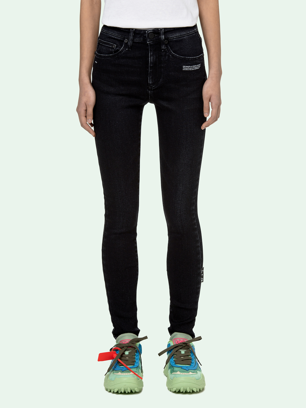 denim pants black