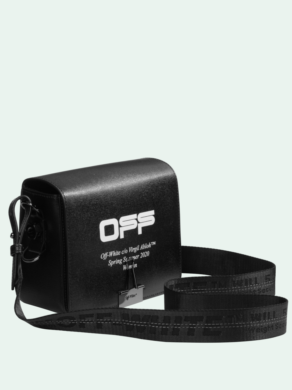 off white black shoulder bag