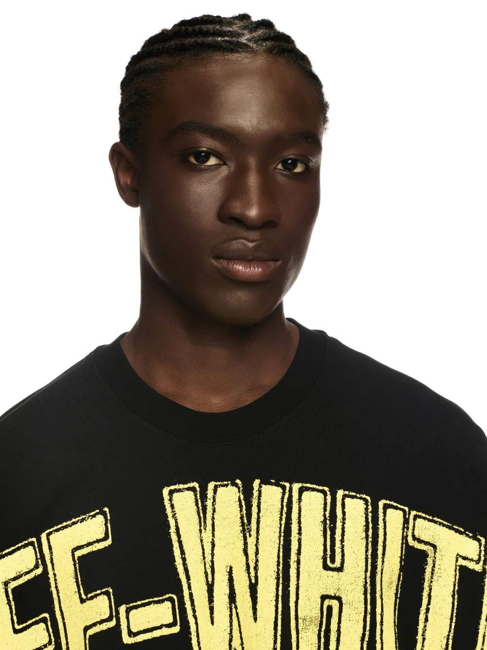 BLACK FRESCO STAR T-SHIRT