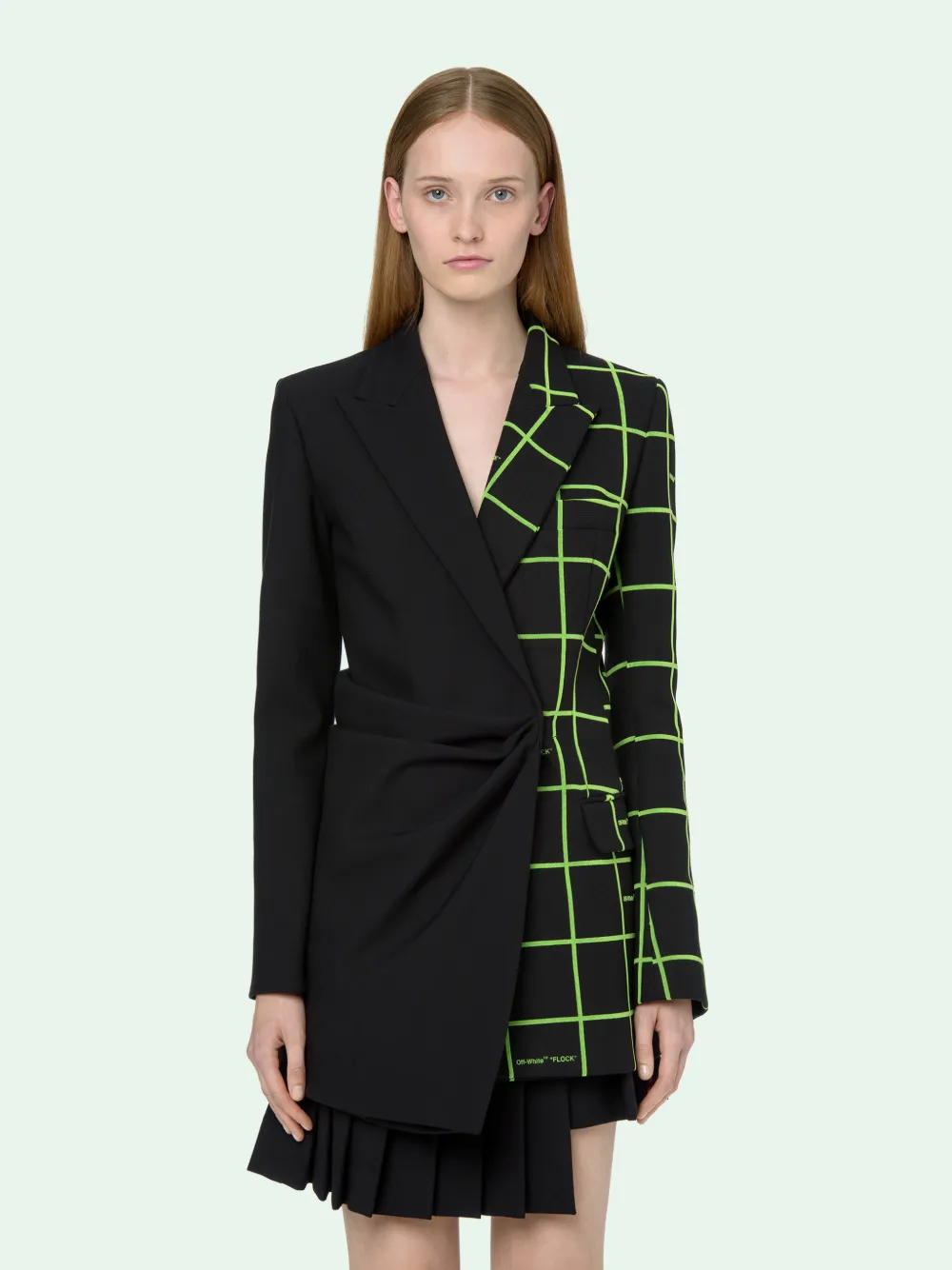 off white blazer dress