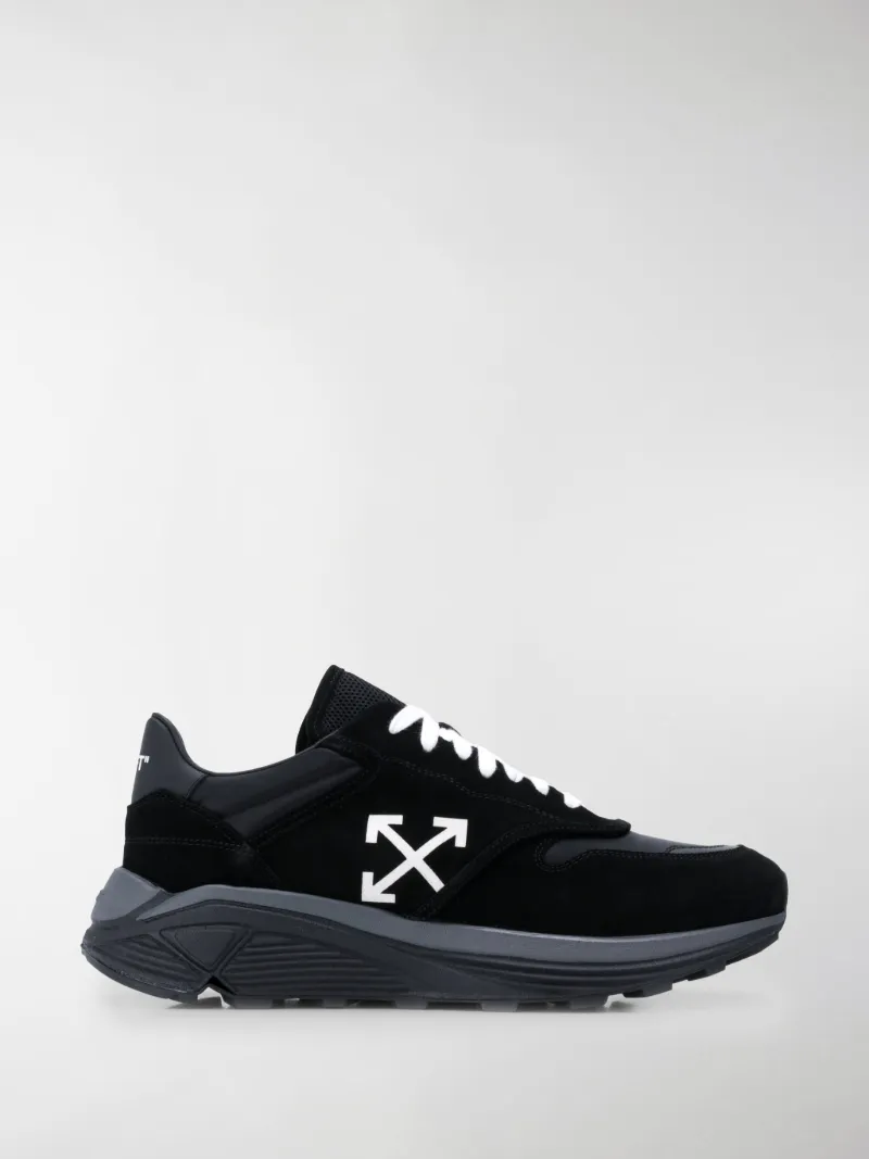 off white black jogger sneakers