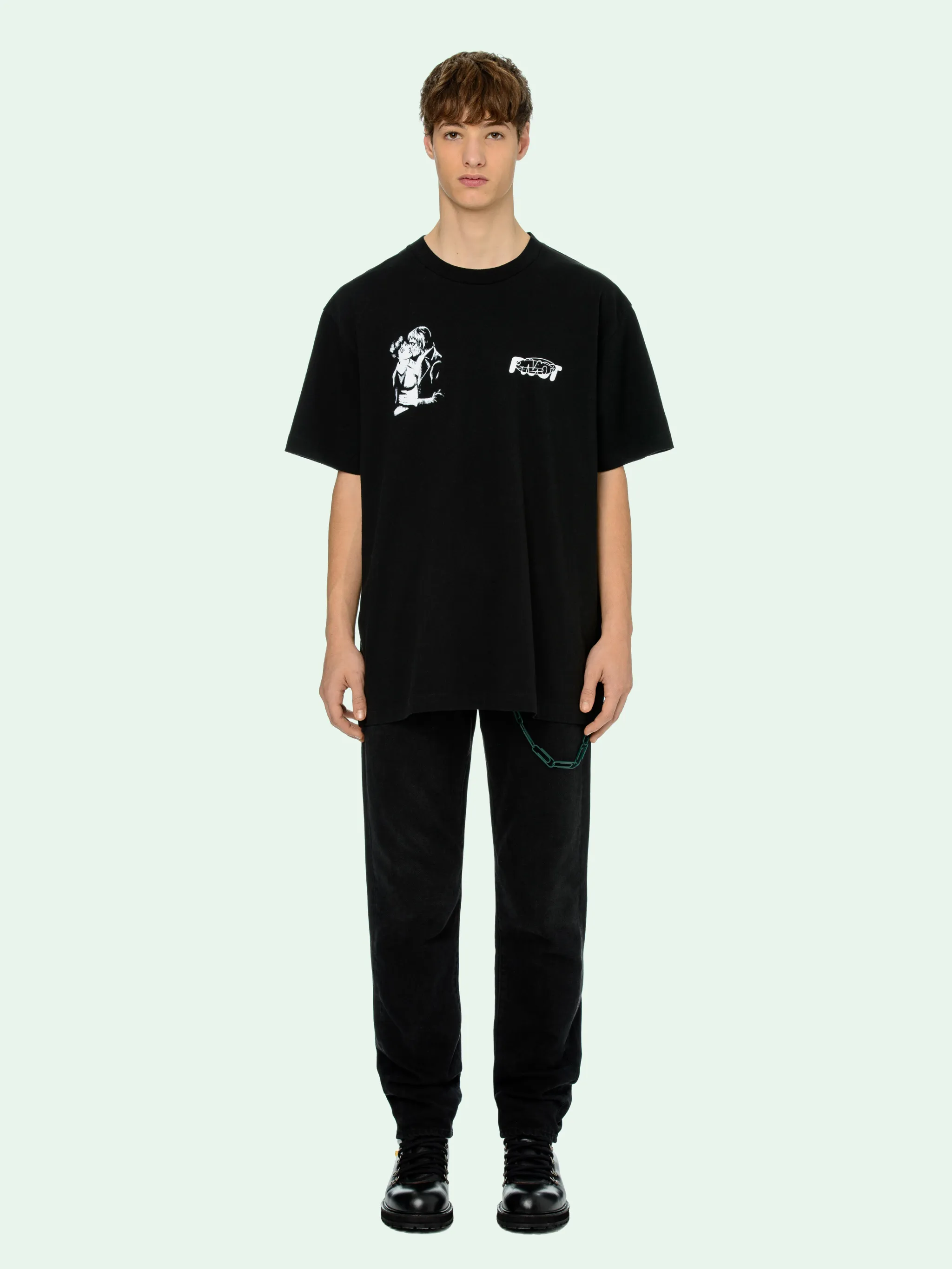 BLACK KISS 21 S/S OVER T-SHIRT - Off 