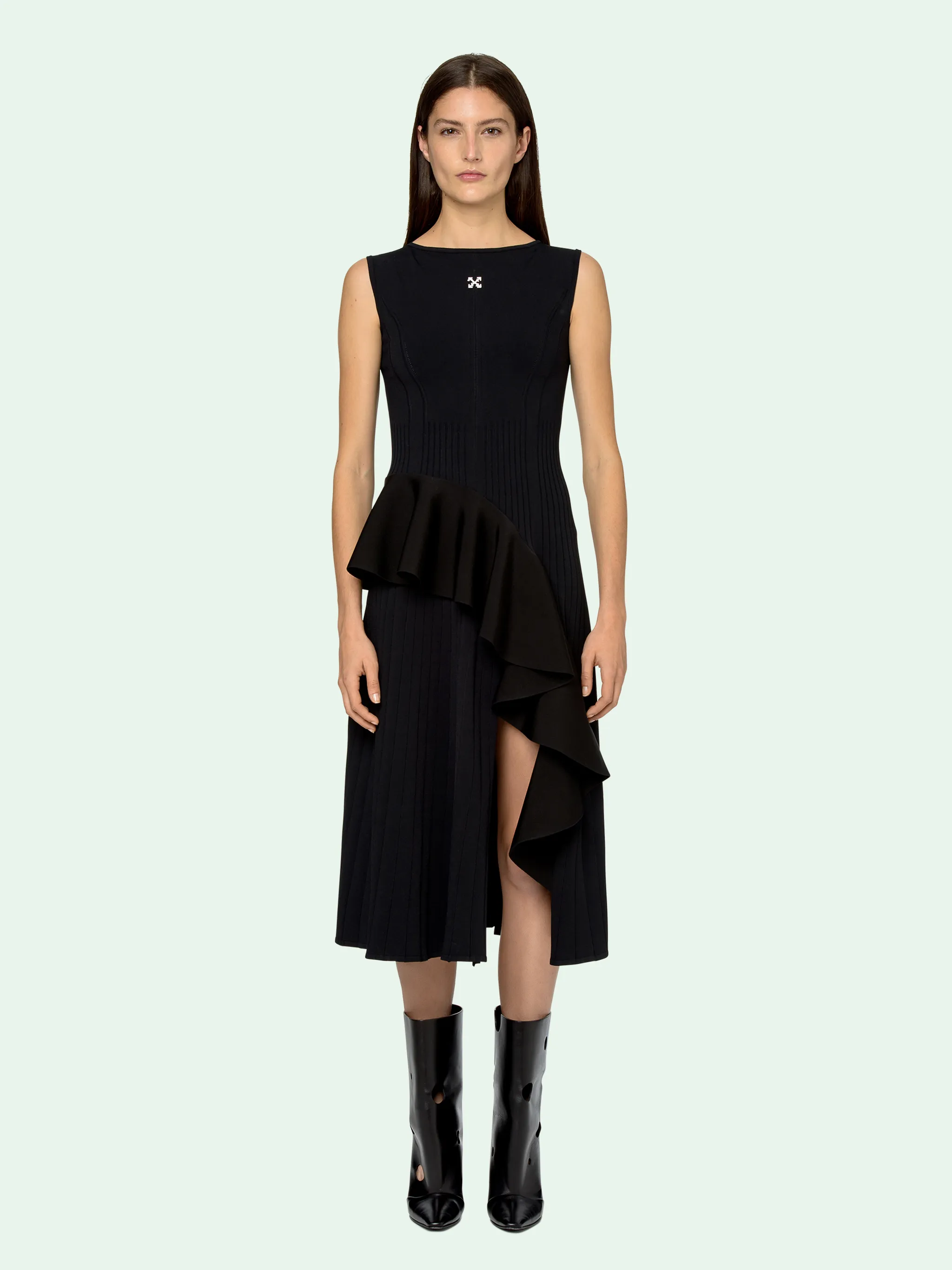 off white knit dress