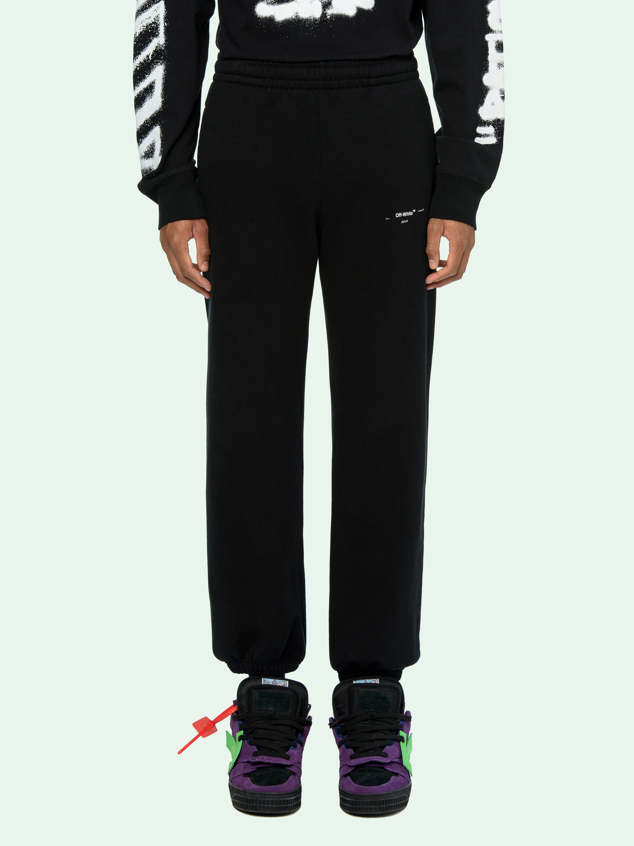 off white black sweatpants