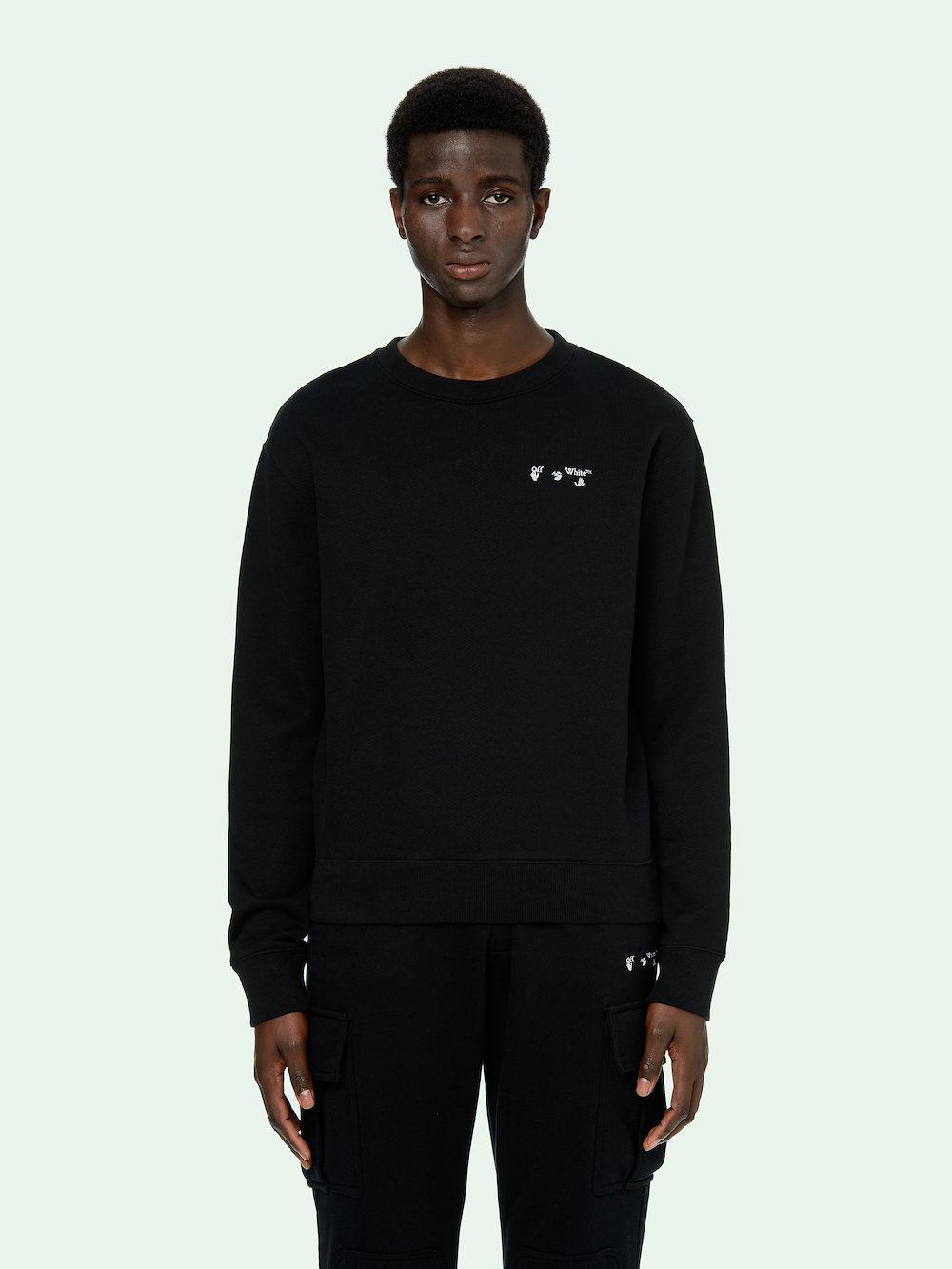 BLACK LOGO SWEATSHIRT secondary image