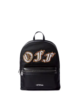 BLACK NYLON BACKPACK in black | Off-White™ Official US