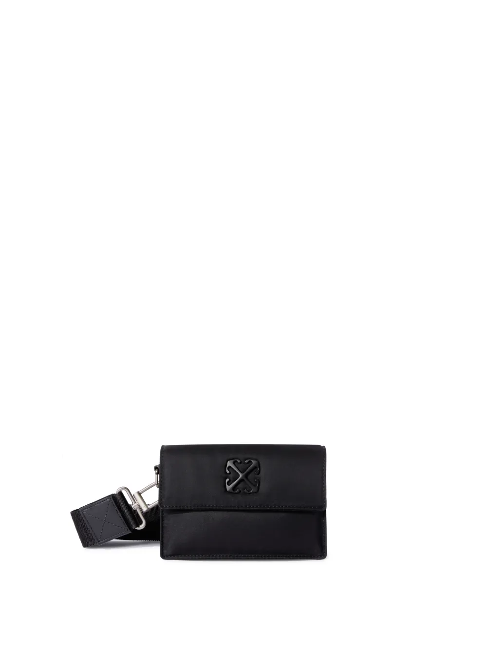 OFF-WHITE Nylon Logo 破る Small Wallet Black