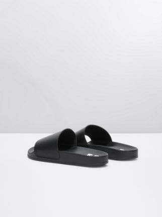 Off-White - Logo-Print Rubber Slides - Men - Black Off-White