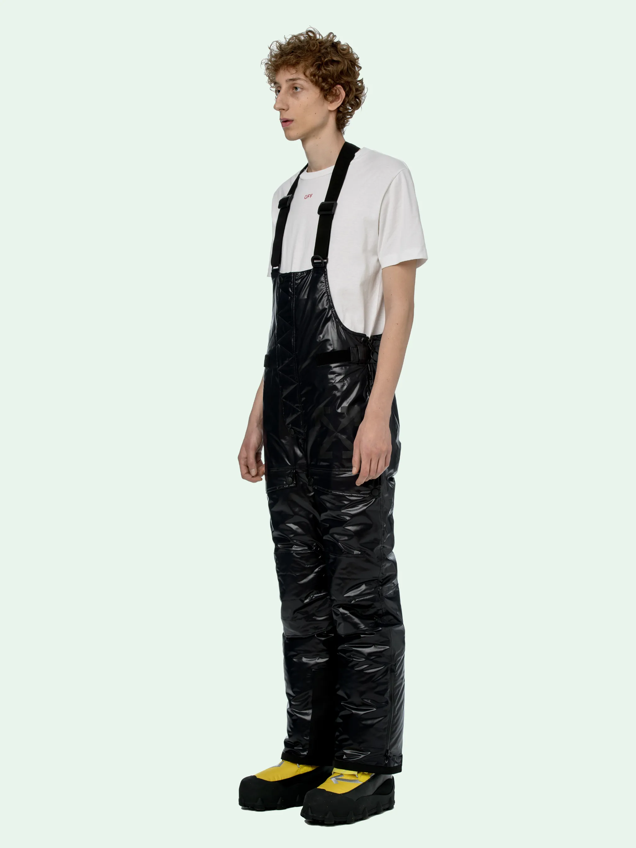 BLACK PUFFER SKI PANTS | Off-White 