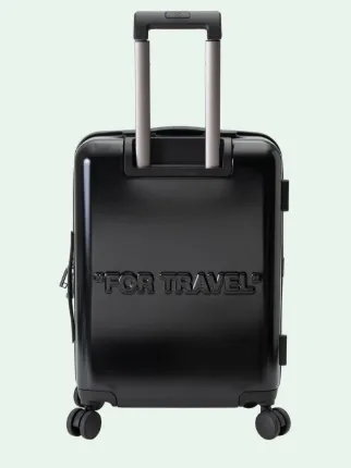 BLACK QUOTE LUGGAGE in black Off White Official AN