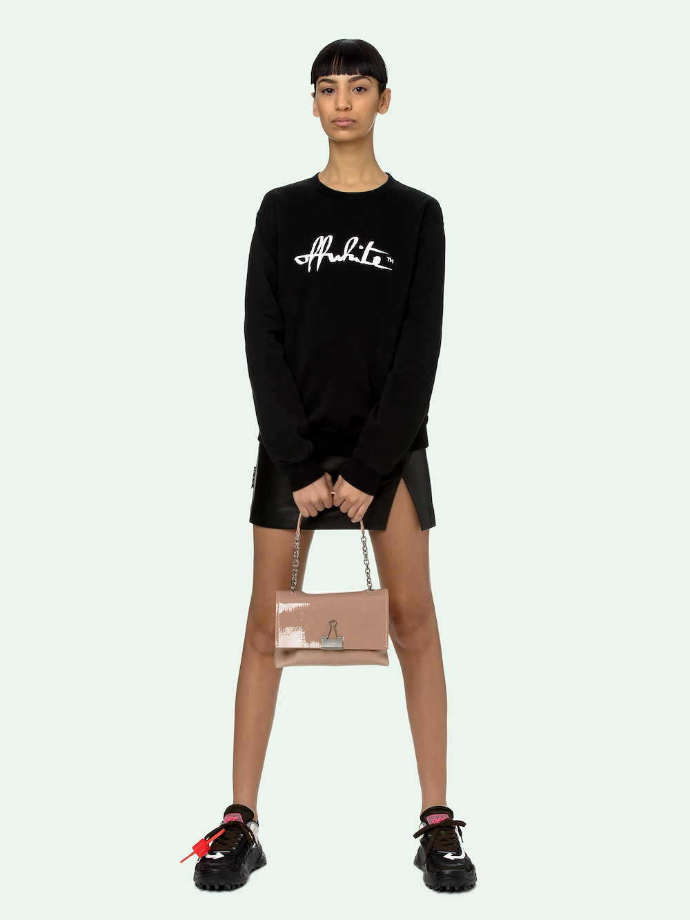 BLACK SCRIPT SWEATSHIRT primary image