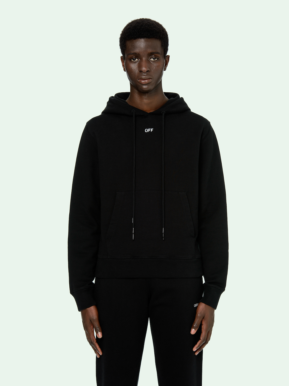 BLACK STENCIL HOODIE secondary image