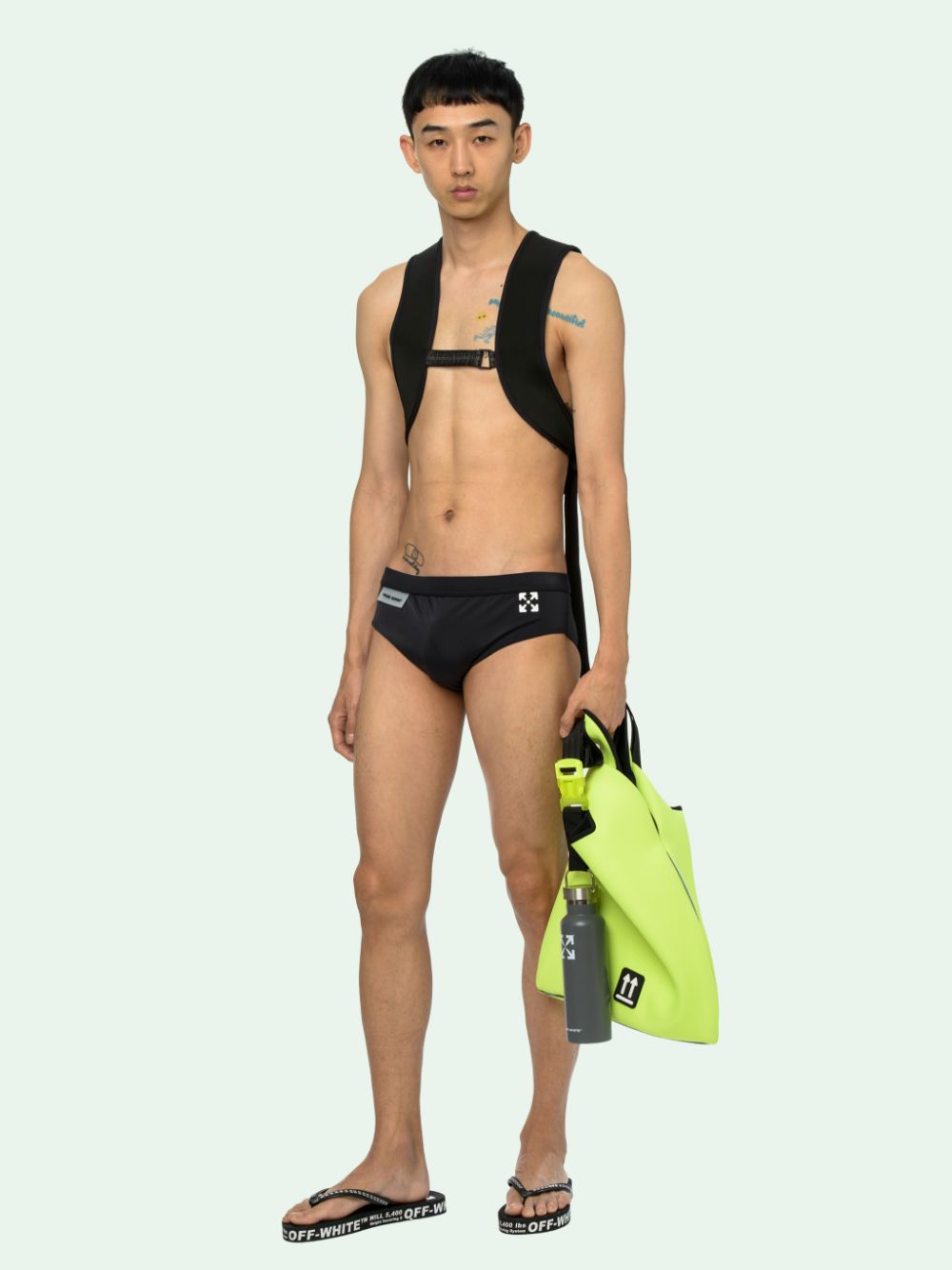 black swim briefs