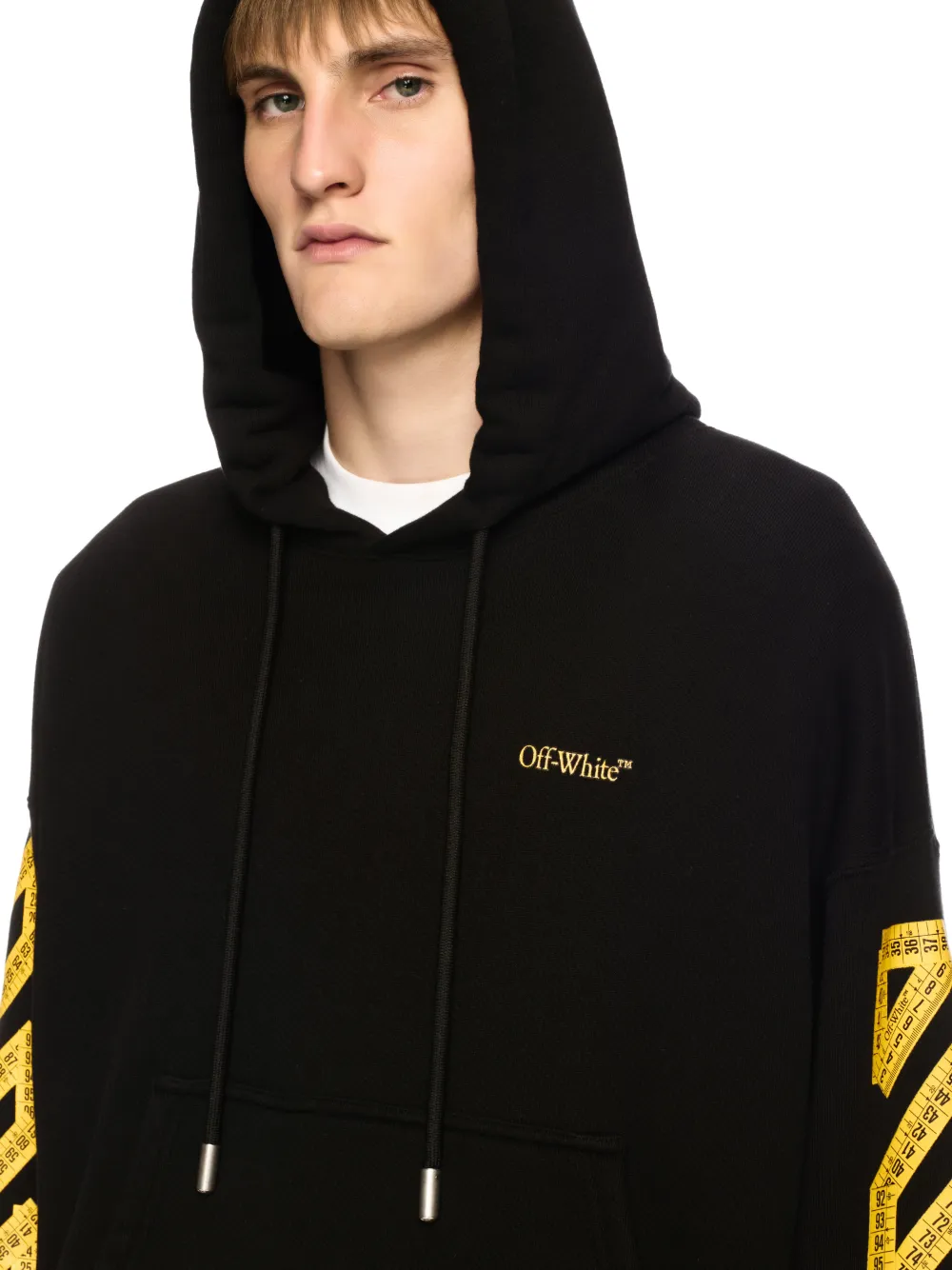 BLACK TAPE ARROW HOODIE