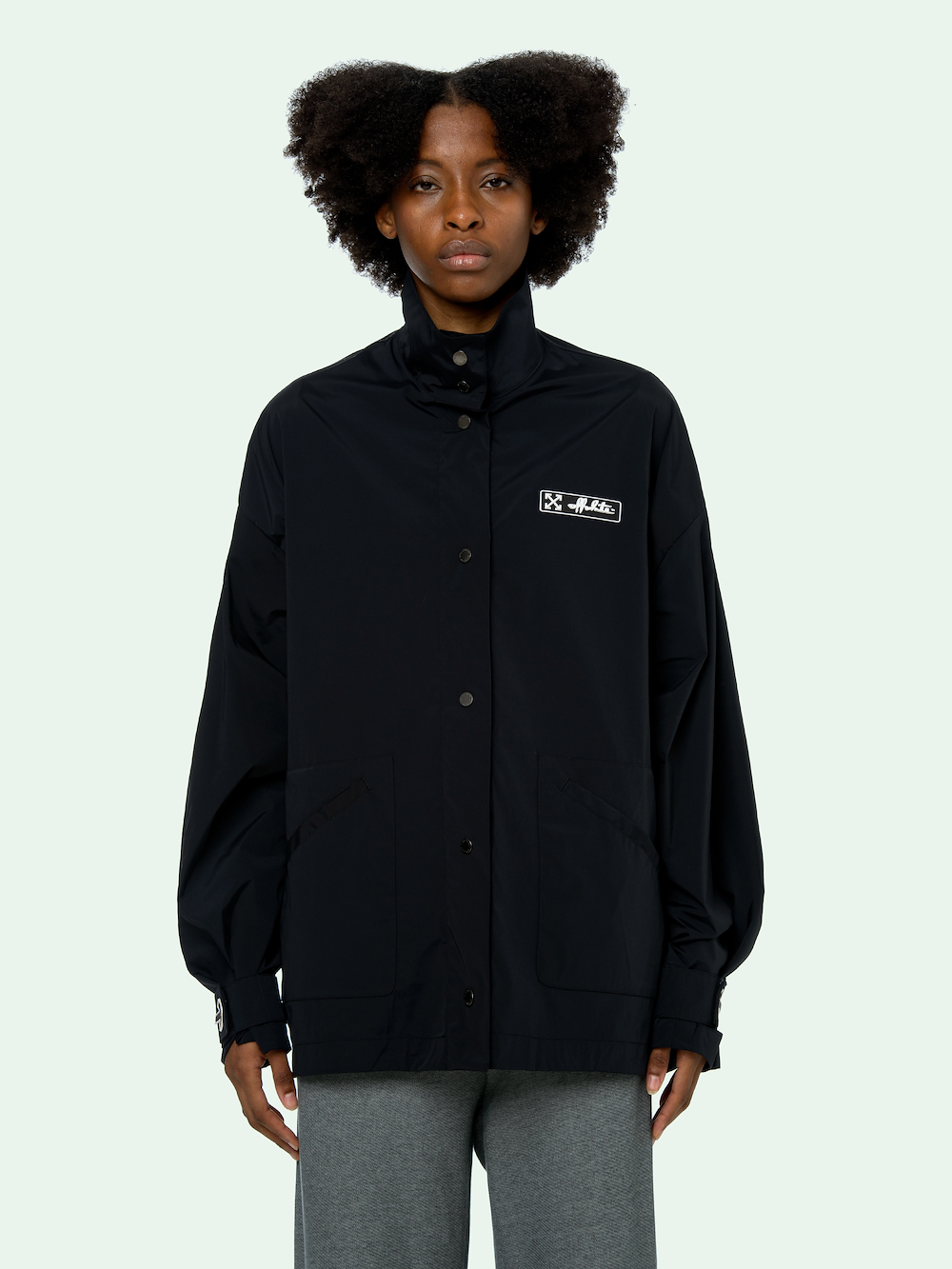 BLACK TRACK COAT secondary image