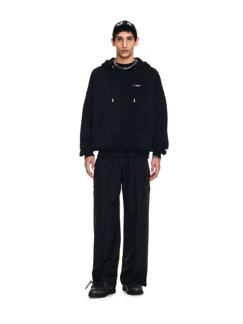 BLACK VANISH ARROW OVER HOODIE in black | Off-White™ Official US