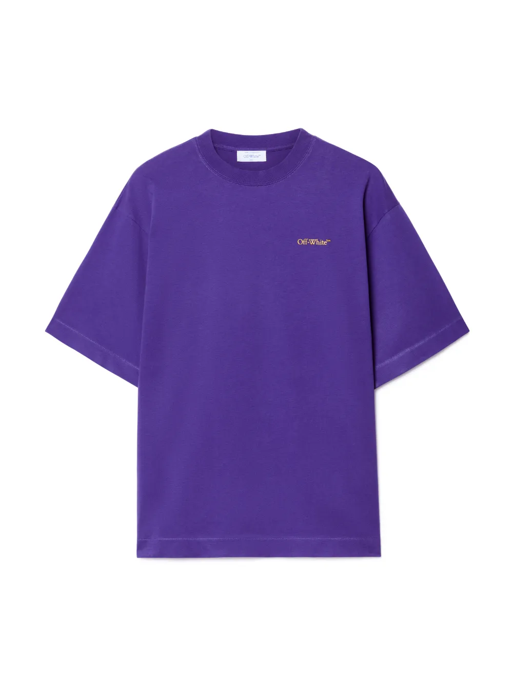 Blaues T-Shirt mit Pfeil-Motiv