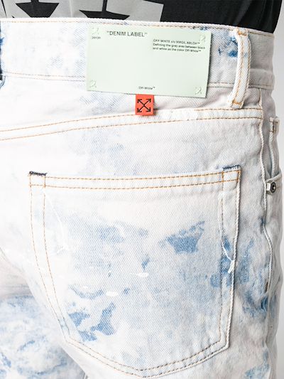 off white bootcut jeans