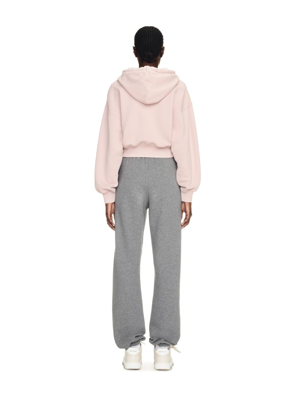 Pink off white hoodie hot sale