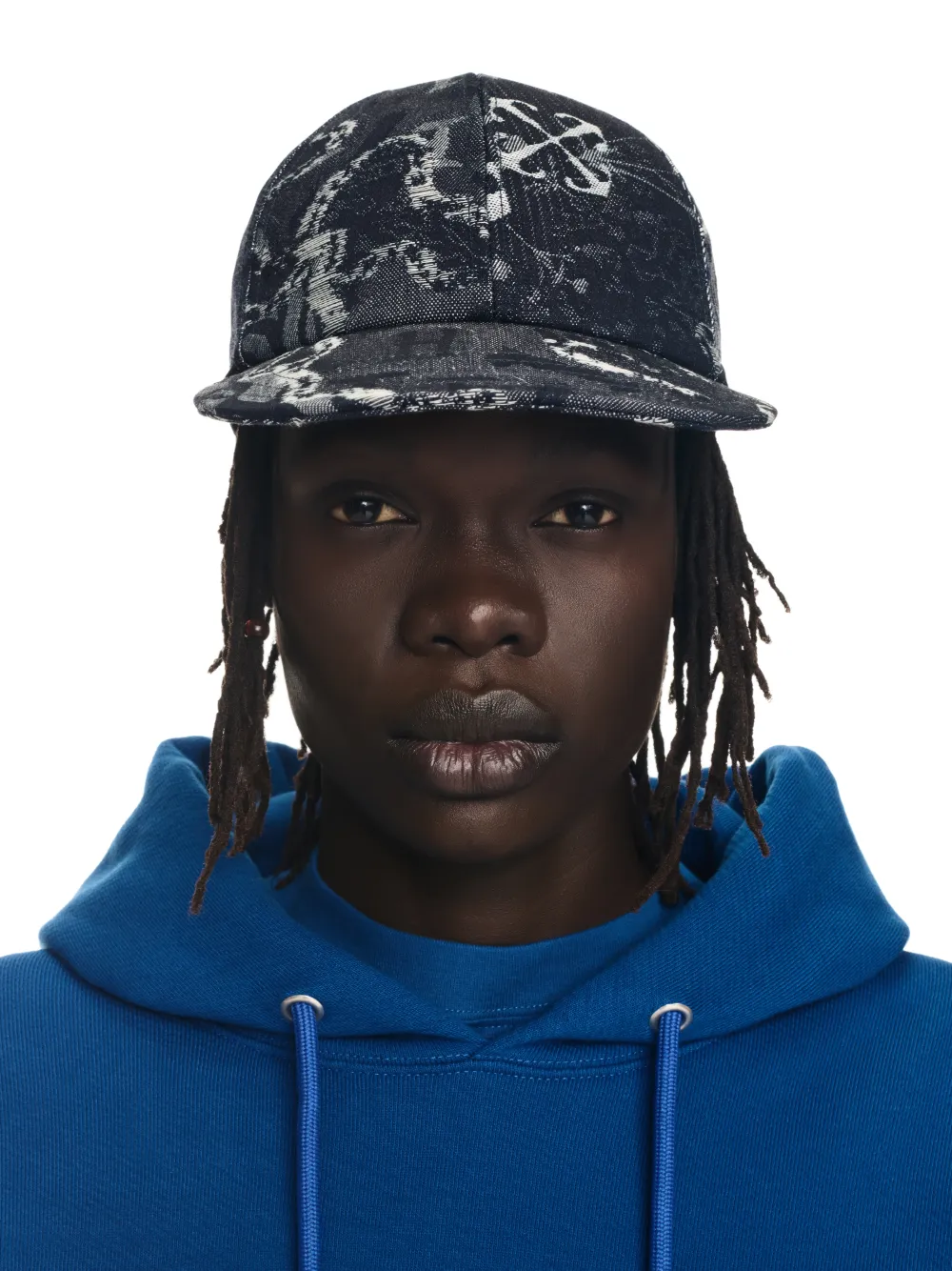 BLUE CAMO DENIM BOXY CAP in blue | Off-White™ Official US