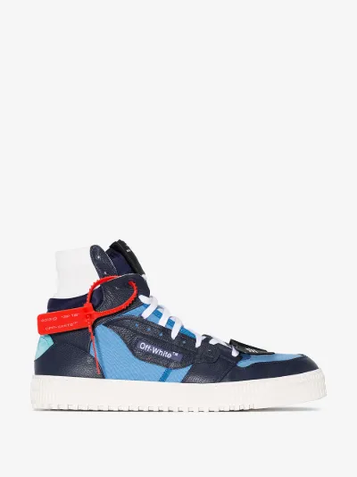 off white blue high tops