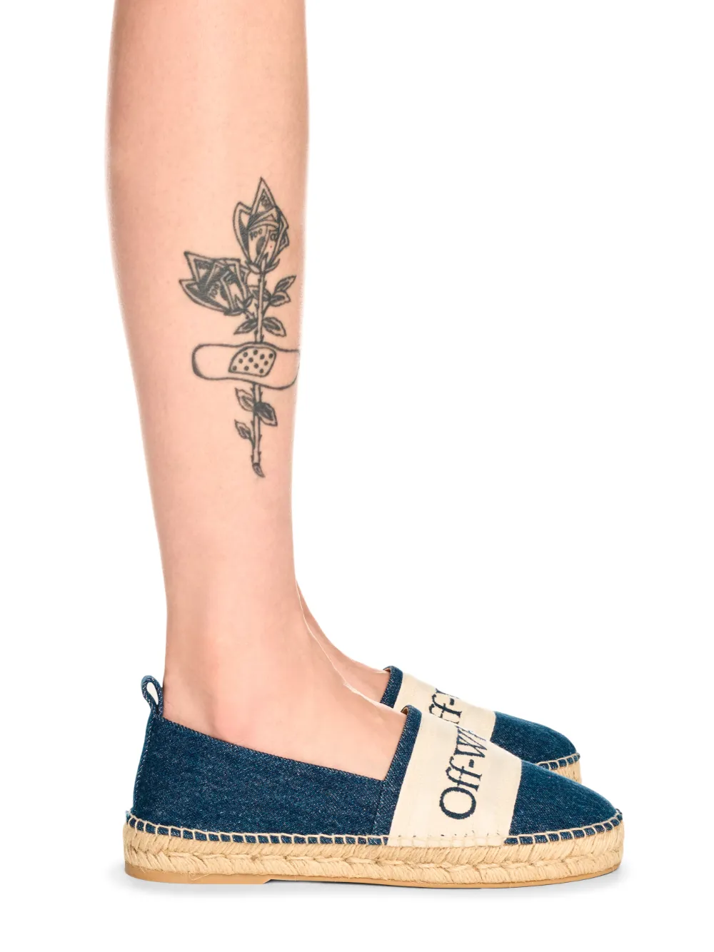 BLUE DENIM BOOKISH ESPADRILLES