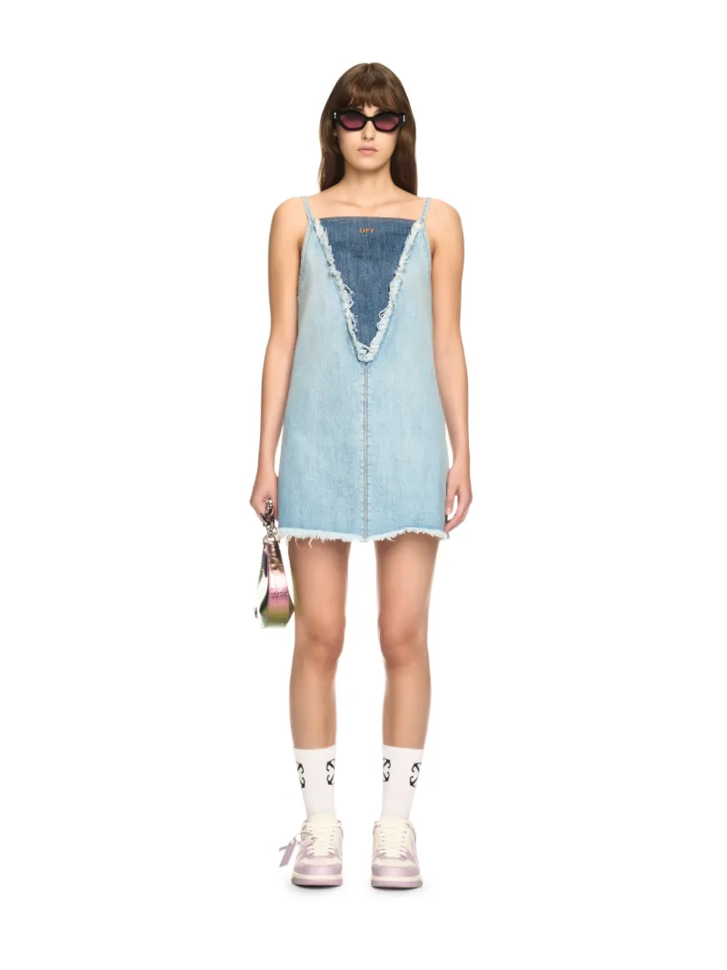 BLUE DENIM DOLL DRESS