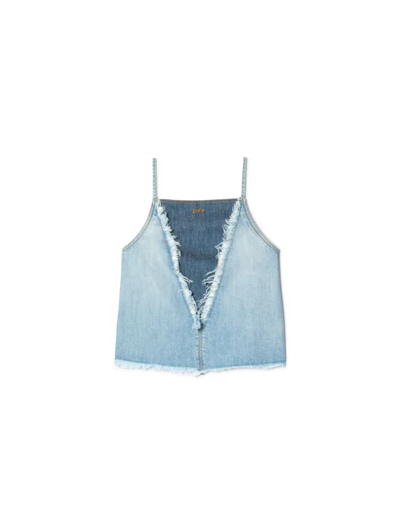 BLUE DENIM DOLL TOP