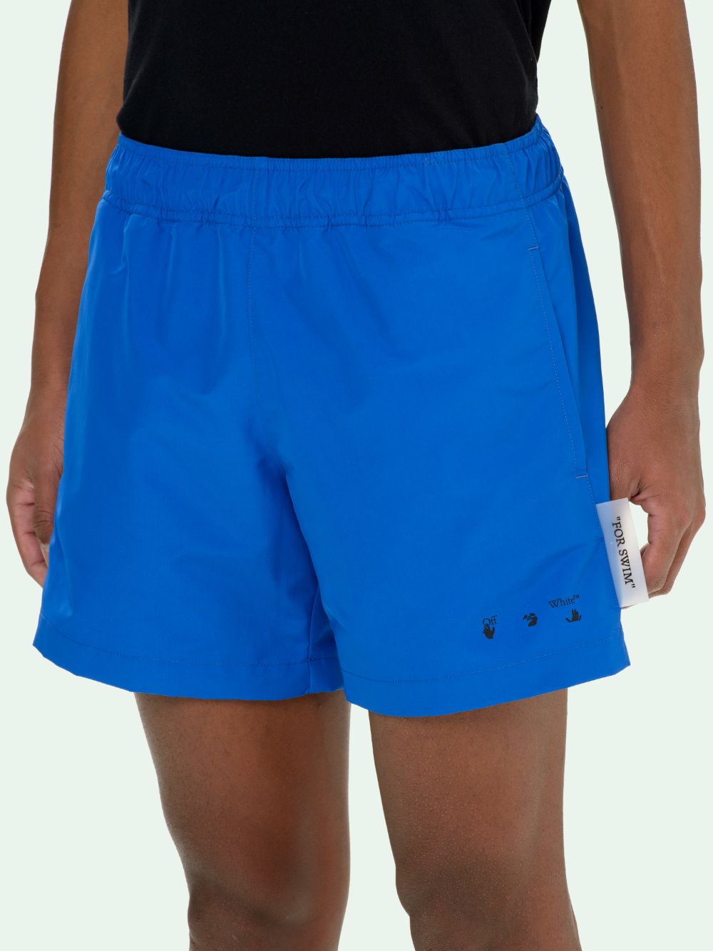 BLUE LOGO SWIMSHORTS