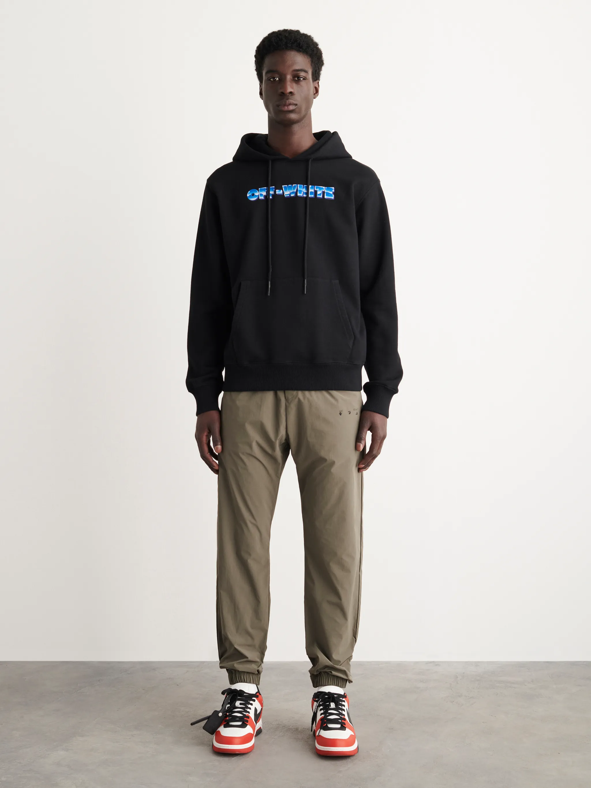 BLUE METAL ARROW SLIM HOODIE - Off 