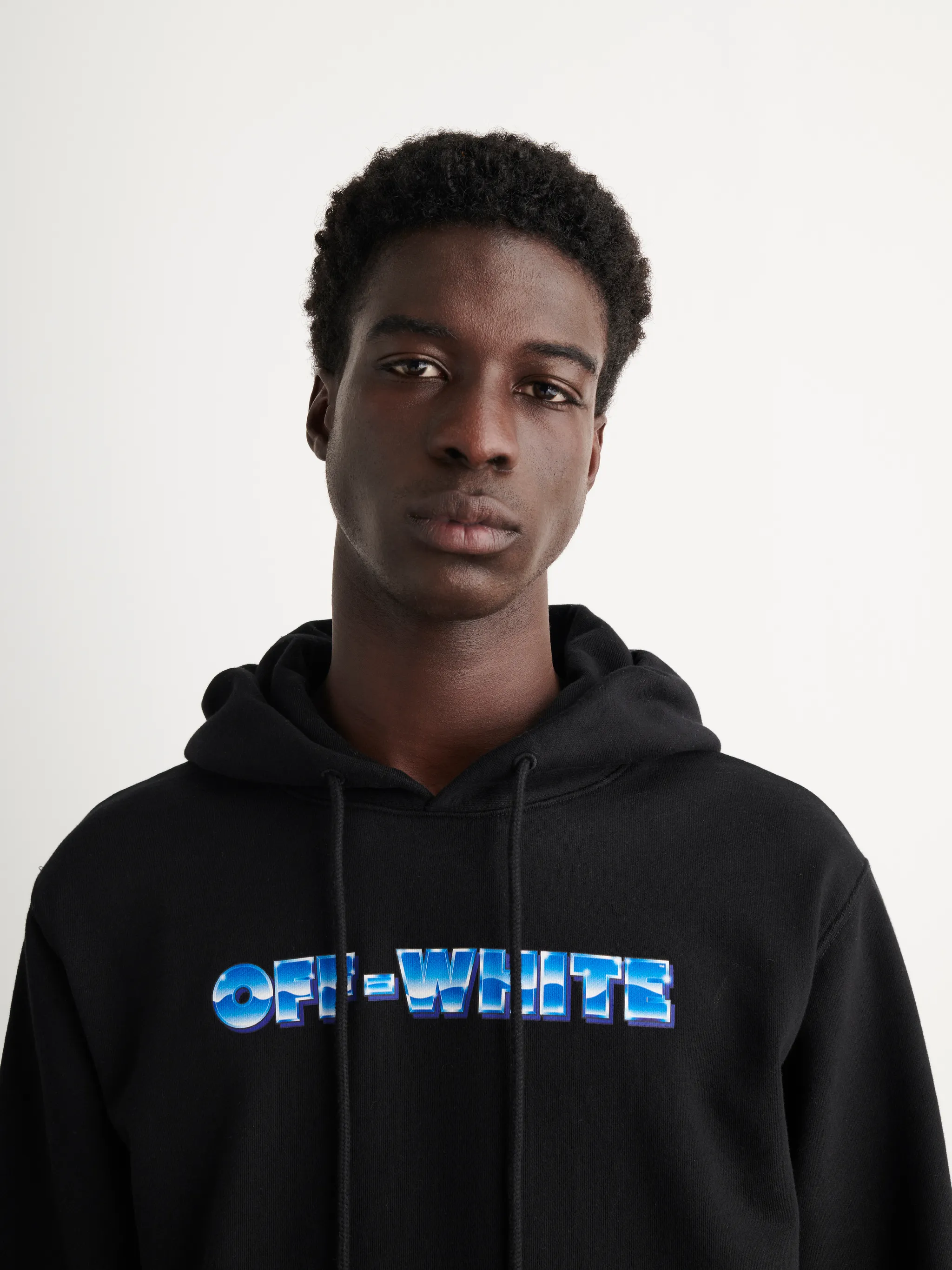 BLUE METAL ARROW SLIM HOODIE - Off 