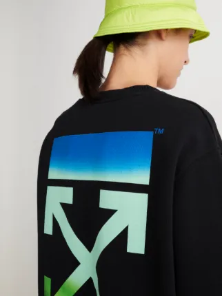 Off white gradient on sale crewneck